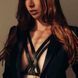 Портупея Bijoux Indiscrets MAZE - Halter Bra Harness Black