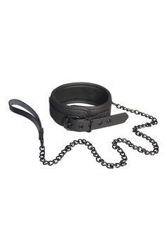 Нашийник з повідцем BLAZE COLLAR AND CHAIN BLACK