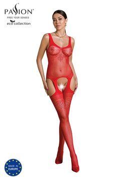 Bodystocking Passion Eco BS008 Червоний