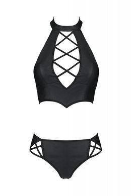 Nancy Bikini Black 6xl/7xl - пристрасть, брами та трусики з шнуруванням