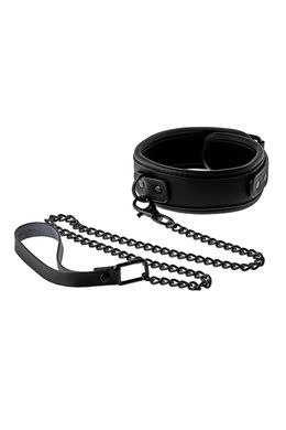 Нашийник з повідцем BLAZE COLLAR AND CHAIN BLACK