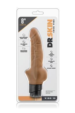 Вибромассажер DR. SKIN COCK VIBE 12 MOCHA