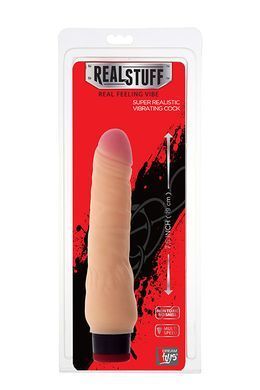 Вібромасажер REALISTX 8INCH VIBRATOR, FLESH