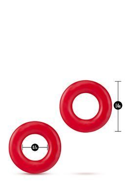 Набір ерекційних кілець STAY HARD Donut RINGS RED
