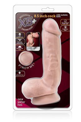 Фаллоимитатор X5PLUS 8.5INCH COCK WITH REALISTIC BALLS
