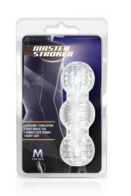 Мастурбатор нереалістичний Blush M for Men Master Stroker прозорий