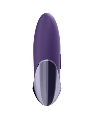 Мощный вибратор Satisfyer Lay-On - Purple Pleasure, водонепроницаемый,15 режимов работы, Фиолетовый