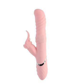 Вибратотр двойной рельефный с вращающимися шариками Chisa Sexy Heat Up Elephish