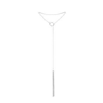 Цепочка для тела Bijoux Indiscrets Magnifique Tickler Pendant Chain &mdash; Silver, Серебристый