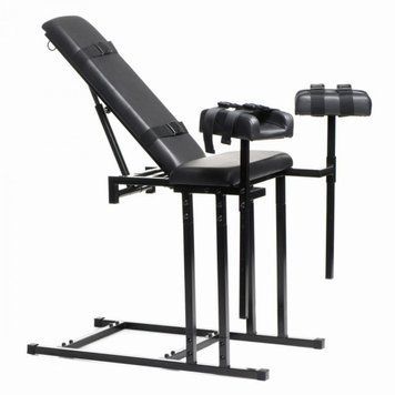 БДСМ крісло-кушетка Extreme Obedience BDSM Chair чорний