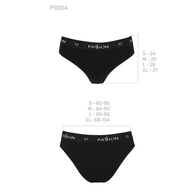 Трусики-слипы из хлопка с эластаном Passion PS004 PANTIES black, size M