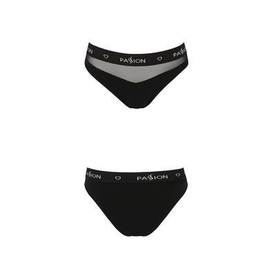 Трусики с прозрачной вставкой Passion PS006 PANTIES black, size M