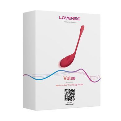 Смарт-віброяйце з пульсацією Lovense Vulse (Thrusting Egg Vibrator), імітація фрикцій