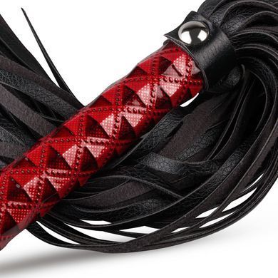 Батіг-флогер Whipped - Beat It Flogger - Red, екошкіра, Красный/черный