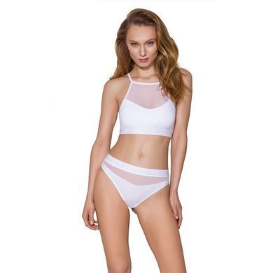 Трусики с прозрачной вставкой Passion PS006 PANTIES white, size M