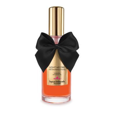 Розігрівальна олія Bijoux Indiscrets Light my Fire &ndash; Wild Strawberry&Honey