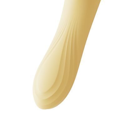 Вибратор с подогревом и вакуумной стимуляцией клитора Zalo - ROSE Vibrator Lemon Yellow
