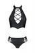 Nancy Bikini Black 6xl/7xl - пристрасть, брами та трусики з шнуруванням