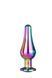 Dt21820 анальна пробка конічної форми Dream Toys GLEAMING LOVE COLOURED PLEASURE PLUG S