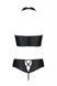 Nancy Bikini Black 6xl/7xl - пристрасть, брами та трусики з шнуруванням