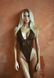 Leg Avenue Floral lace thong teddy OS Black