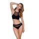 Трусики с прозрачной вставкой Passion PS006 PANTIES black, size M