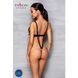 Боди из экокожи CELINE BODY black S/M &mdash; Passion: с доступом, открытый