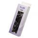 F61423 батіг з екошкіри та замші ромб FLOGGER BLACK / RED