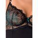 Корсет с пажами FLORIS CORSET black L/XL - Passion Exclusive, трусики, Черный