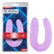 Фалоімітатор подвійний Chisa Hi-Rubber 14 Purple