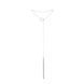 Ланцюжок для тіла Bijoux Indiscrets Magnifique Tickler Pendant Chain &mdash; Silver, Сріблястий