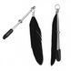 Затискачі на соски Пір'ячко Lucky Bay nipple Play, Black